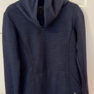 Kuhl Navy Cowl Neck Sweater